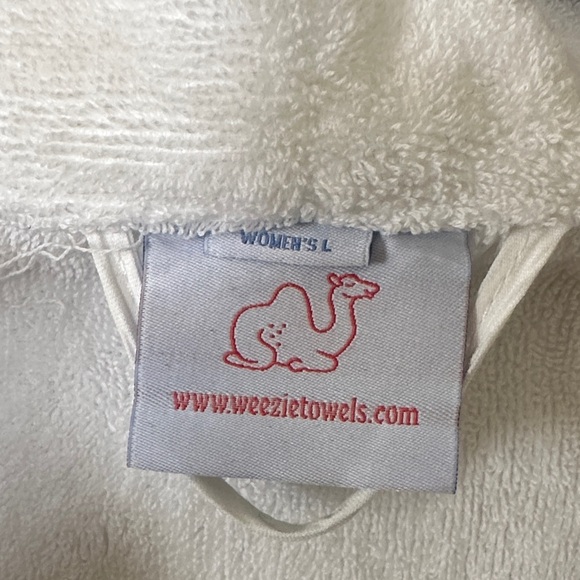 White Terry Cloth Robe - Picture 2 of 3